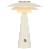 Table Lamp E27 Base Dimmer Glossy Green Matt Gold Halvik Telbix