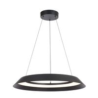 Pendant Light LED 37W 3000K Dimmable 580mm White Sand Hovin Telbix