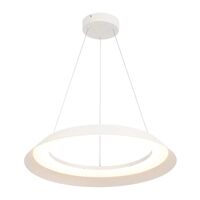 Pendant Light LED 37W 3000K Dimmable 580mm Black Sand Hovin Telbix