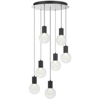 Pendant Light LED 40W 4000K Dimmable 500mm Nickel Clear Invar Telbix