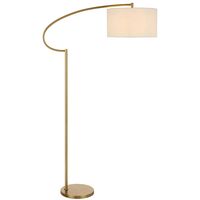 Floor Lamp Base Only E27 Foot Switch Antique Gold Ivory Laine Telbix