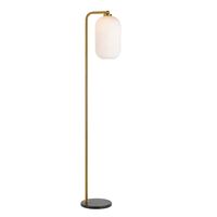 Floor Lamp Base Only E27 Foot Switch Black Marble Gold Lark Telbix