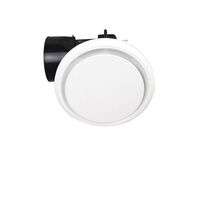 Exhaust fan round with light