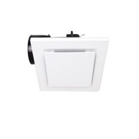 Exhaust fan square with light