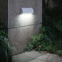 ALUMINIUM WALL LT CT 10W SIL 240V