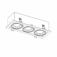 LED GRILLE LIGHT 3 HEADS 3X10W TC