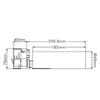 20W TRACK HEAD BK 4000K