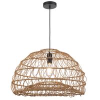 Pendant Light E27 600mm Black Ivalo Telbix