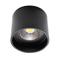 Surface Mount Downlight LED 20W 3000K Dimmable Black Keon Telbix