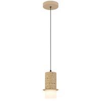 Pendant Light LED 6W 2700K 4000K 110mm Travertino Beige Kolisa Telbix