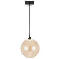 Pendant Light LED 4W 3000K 250mm Black Smoke Kupla Telbix