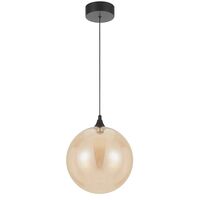 Pendant Light LED 4W 3000K 250mm Black Smoke Kupla Telbix