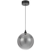 Pendant Light LED 4W 3000K 250mm Black Smoke Kupla Telbix