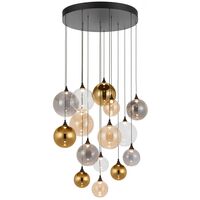Pendant Light LED 45W 3000K 920mm Black Multi Colour Kupla Telbix