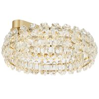 Ceiling Light LED 46W Tri-Colour Dimmable 600mm Gold Landis Telbix