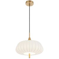 Pendant Light E27 300mm Antique Gold White Lasian Telbix