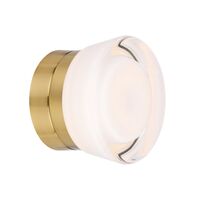 Wall Light LED 6W 3000K IP44 Antique Gold Lomira Telbix