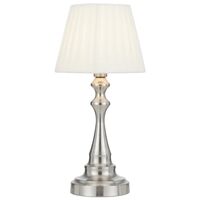 Touch Table Lamp E14 Antique Gold Ivory Loren Telbix