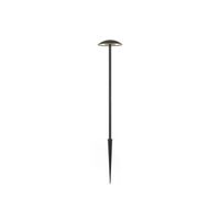 Garden Post Light LED 3W 3000K IP65 760mm Black Luc Telbix