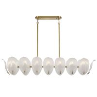Pendant Light E27 160mm Matt Brass Clear Rotif Telbix
