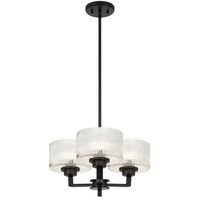 Pendant Light 3 Light E14 460mm Antique Gold Clear Moreno Telbix