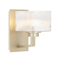 Wall Light E14 Antique Gold Clear Moreno Telbix