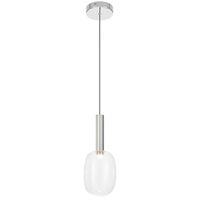 Pendant Light LED 3W 3000K 130mm Chrome Clear Obris Telbix