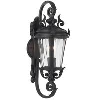 Outdoor Wall Light E27 IP44 490mm Black Clear Pedral Telbix