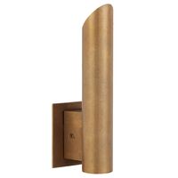 Outdoor Wall Light LED 3W 3000K IP65 Antique Brass Penros Telbix