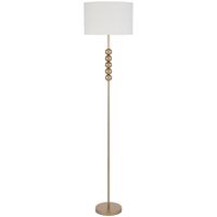 Floor Lamp E27 Foot Switch 1570mm Beige Ivory Poetix Telbix