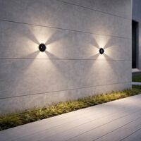 Inground Light 24V LED 3W 3000K IP65 4 Way Black Raker Telbix