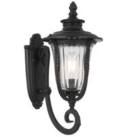 Outdoor Wall Light E27 IP44 550mm Black Clear Ramiro Telbix