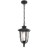 Pendant Light E27 IP44 200mm Black Clear Ramiro Telbix