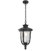 Pendant Light E27 IP44 250mm Black Clear Ramiro Telbix