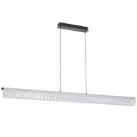 Pendant Light LED 38W Tri-Colour Dimmable 1500mm Black Romay Telbix