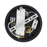 Pendant Light LED 40W Tri-Colour Dimmable 600mm Black Romay Telbix