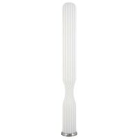 Floor Lamp LED 24W 4000K Foot Switch Nickel White Sagero Telbix