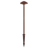 Garden Post Light 24V LED 3W IP65 500mm Black Scape Telbix