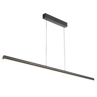 Pendant Light LED 28W Tri-Colour 1600mm Black Sand Torben Telbix