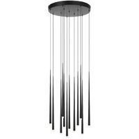 Pendant Light LED 26W 3000K Plug-In 450mm Black Trina Telbix