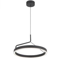 Pendant Light LED 20W Tri-Colour 405mm White Sand Truvon Telbix