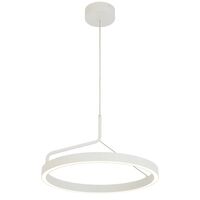 Pendant Light LED 20W Tri-Colour 405mm Black Sand Truvon Telbix