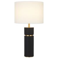 Table Lamp E27 Inline Switch Blue Antique Gold Valda Telbix