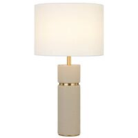 Table Lamp E27 Inline Switch Black Antique Gold Valda Telbix