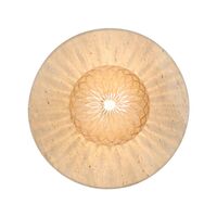 Wall Light G9 IP44 250mm Beige Travertine Amber Tear Varon Telbix