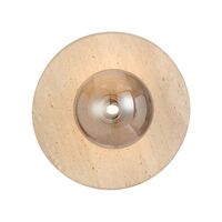 Wall Light G9 IP44 250mm Beige Travertine Amber Tear Varon Telbix