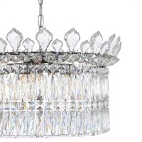 Pendant Light 9 Light E14 560mm Gold Crystal Virell Telbix