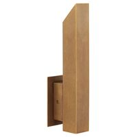 Outdoor Wall Light LED 3W 3000K IP65 Antique Brass Vostel Telbix
