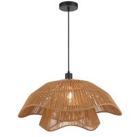 Pendant Light E27 600mm Natural Zamora Telbix