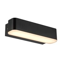 Outdoor Wall Light LED 5W Tri-Colour IP65 Black Sand Ziron Telbix
